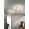 Ondaluce PLAFONIERA ROSE PICCOLA ORO 3000K 5096lm 60w DIMMERABILE D.54CM