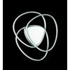 Ondaluce PLAFONIERA ROSE MEDIA SILVER 4000K 5685lm 70w DIMMERABILE D.67CM