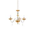 Ondaluce LAMPADARIO PATRICIA 3 LUCI ATTACCO E14 COLORE AMBRA D.65CM