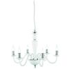 Ondaluce LAMPADARIO PAGANINI 6 LUCI BIANCO CROMO ATTACCO E14 D.70CM