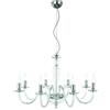 Ondaluce LAMPADARIO PAGANINI 8 LUCI BIANCO CROMO ATTACCO E14 D.84CM