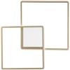 Ondaluce PLAFONIERA DOWEL ORO LED 3000K 46W 2865LM 55CM DIMMERABILE