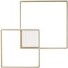 Ondaluce PLAFONIERA DOWEL ORO LED 3000K 60W 3749LM 75CM DIMMERABILE