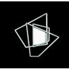 Ondaluce PLAFONIERA GALAXY MEDIA SILVER 4000k 3650lm 90w DIMMERABILE L.63CM