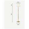 Ondaluce PIANTANA DIDO 1 LUCE OTTANIO E CROMO ATTACCO E27 D.45CM