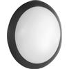 Ondaluce PLAFONIERA BASE NERA D.30CM 2LUCI ATTACCO E27 IP65
