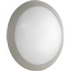 Ondaluce PLAFONIERA BASE SILVER D.30CM 2LUCI ATTACCO E27 IP65
