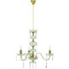 Ondaluce DALLAS/3 LAMPADARIO A SOSPENSIONE ORO E CRISTALLO 3 LUCI ATTACCO E14 D.53CM