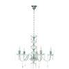 Ondaluce DALLAS/5 LAMPADARIO A SOSPENSIONE CROMO E CRISTALLO 5 LUCI ATTACCO E14 D.66CM