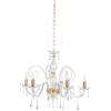 Ondaluce MARIA TERESA LAMPADARIO MT/5 PASTORALE 5 LUCI ATTACCO E14 D.72CM