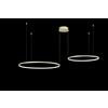 Ondaluce SOSPENSIONE MULTIPLA 2 LED SOEL ORO 3000K MAX 3960LM 66W DIMMERABILE D.60-80CM