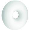 Ondaluce PLAFONIERA DODI D.33CM 2 LUCI ATTACCO E27 COLORE BIANCO CON DECORAZIONE BIANCO-TORTORA-NERO