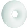 Ondaluce PLAFONIERA DODI D.53CM 4 LUCI ATTACCO E27 COLORE BIANCO CON DECORAZIONE BIANCO-TORTORA-NERO