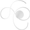 Ondaluce PLAFONIERA TWIST A LED GRANDE BIANCO 3000k 2850lm 57w 80x73CM