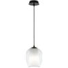Ondaluce SOSPENSIONE BONNIE 1 VETRO TRASPARENTE 1 LUCE ATTACCO E27 D.20CM H.24CM
