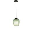 Ondaluce SOSPENSIONE BONNIE 1 VETRO VERDE 1 LUCE ATTACCO E27 D.20CM H.24CM