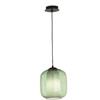 Ondaluce SOSPENSIONE BONNIE 2 VETRO VERDE 1 LUCE ATTACCO E27 D.22CM H.26CM