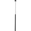 Ondaluce SOSPENSIONE TUBE H.60CM D.3CM NERO LED 3000K 365LM 5W