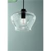 Ondaluce SOSPENSIONE VERVE-1 1 LUCE TRASPARENTE ATTACCO E14 SENZA BASE D' ATTACCO D.21CM