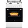 Electrolux cucina con forno elettrico Lkk600000w Bianco