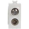 ABB Presa coax demix diretta connettori M/F Abb 2CSK1133CH [12021000]