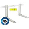 ORBIS STAFFA A MURO NON PREMONTATA PER UNITÀ ESTERNA CLIMATIZZATORE CONDIZIONATORE ORBIS OB588020, MB 100/420 LIV, MAX 100 KG [22181000]