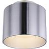 GLOBO PLAFONIERA DA SOFFITTO GLOBO SERIE JENNY, CROMATA, LAMPADINA INCLUSA 8W, 280 LM, 3000K, GLB 12015N [19021000]