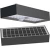 IOLUME Lampada applique solare da esterno 800 Lm IP65 Antracite IO67107 [04181000]
