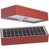 IOLUME Lampada applique solare da esterno 800 Lm IP65 Rosso Mattone IO67109 [04181000]