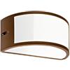 SOVIL Lampada applique da esterno Umbe Aperta colore Corten attacco E27 Sovil 473/36 [14181000]
