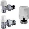 CALEFFI Kit valvola termostatica con detentore e testa 1/2 Caleffi KIT1222402 [27021000]