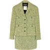 CHANEL Pre-Owned - Completo monopetto anni '90 - Donna - nylon/seta/lana - 36 - Verde