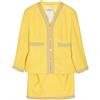 CHANEL Pre-Owned - Completo monopetto 1994 - Donna - lana/nylon/cotone/seta - 40 - Giallo