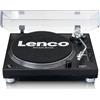 Lenco Piatto audio Lenco L-3809 Giradischi a trasmissione diretta Nero, Argento Manuale