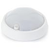 M LEDME Applique Led da parete Sfera 12W Bianco IP64 con sensore di movimento Bianco neutro 4500K M LEDME