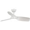 M LEDME Lampadario Ventilatore da soffitto White Face 24W illuminazione Led regolabile con telecomando M LEDME