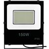 M LEDME Faro proiettore Led 150W Nero da esterno IP65 Bianco Caldo 3000K M LEDME