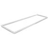 M LEDME Supporto di fissaggio ad incasso per Pannello Led Rettangolare 120x30cm Cornice bianca M LEDME