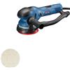 Bosch Professional Levigatrice rotoorbitale GET 55-125 (incl. platorello, 1 foglio abrasivo,anello prot.,attacco aspir.,impugn.suppl.,chiave a brugola)