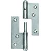 Connex DYB2006591 - Nastro a vite per porta, 160 mm, destro, zincato, cerniera per porta, cerniera da avvitare, per porta, porta