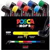 POSCA - Set di pennarelli acrilici MOP'R PCM-22, 8 colori