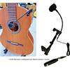 CROSON CX100 Microfono a condensatore con supporto a morsa per chitarra classica/folk