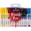Ecoline Brush Pen Set di 40 penne acquerellabili liquide - colori di base - pennarelli sfumabili per scrivere a mano, disegnare e creare oggetti