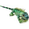 Zappi Co Iguana verde, 60 cm, peluche realistico, colore brillante, dettagli realistici, ottimo per giocare e esposizioni, presentato su TikTok (lunghezza 60 cm)