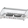Ristosubito Piano di lavoro doppio per crepes CLN Struttura in acciaio inox Modello CPACCD40E