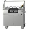 Ristosubito Carrello per crepes CLN Struttura in acciaio inox Removibile Modello CCHCR40EA