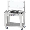 Ristosubito Stand mobile per crepes CLN Struttura in acciaio inox Modello CSAC