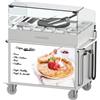Ristosubito Carrello per crepes CLN Struttura in acciaio inox Modello CCHCC40E