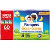FATER SPA - PAMPERS Pampers Sole Luna Tripack Taglia 3 Midi (4-9 Kg) Confezione da 60 pannolini