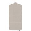 Brabantia Foldable Steaming Board Asse da Stiro, Grey, 40 x 85 cm | Verticale e richiudibile, Per stiratura a vapore ad alta pressione, Forma a spalla, Resistente al calore, Gancio girevole
